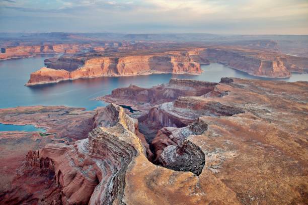 istock Aerial view over Lake Powell 1408900608