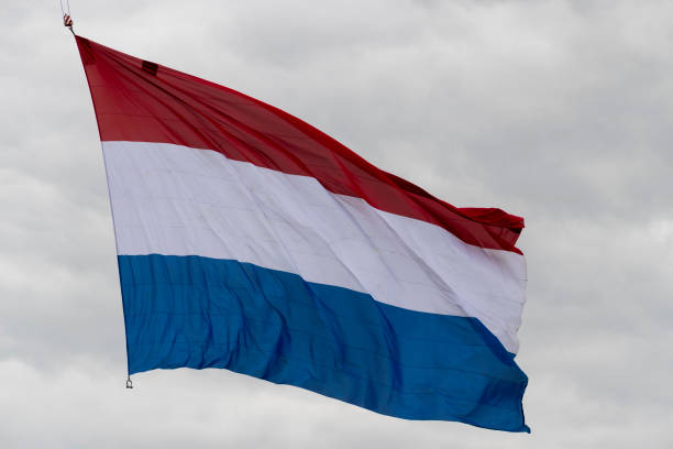 istock Dutch flag hoisted on a national holiday 1408904505
