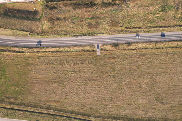 istock Aerial high angle footage of British Motorways 1408906710