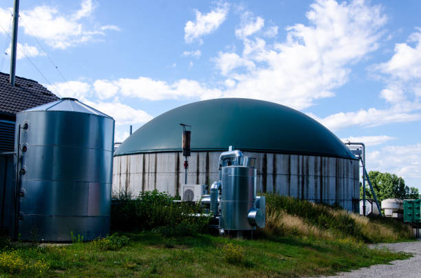 istock Agricultural biogas plants on the farm 1408906791