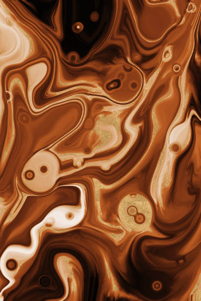 istock Multicolor abstract, Acrylic pour fluid art background. 3d illustration 1408909792