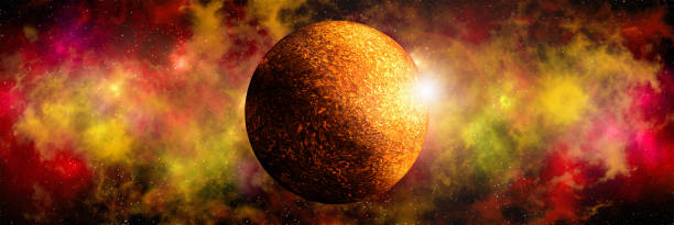 istock Unknown planet from outer space. Space nebula. Cosmic cluster of stars. Outer space background. 3D Illustration 1408911505