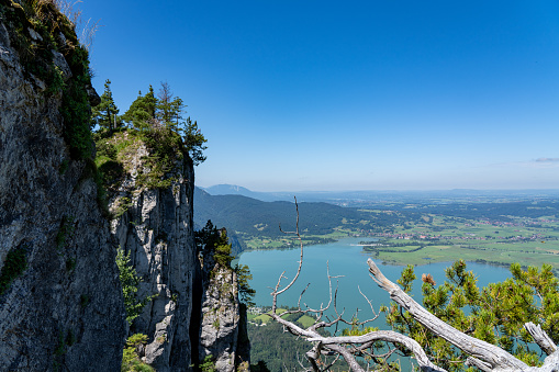 Lake Kochel in the Bavarian Alps