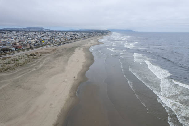 istock Aerial View of Ocean Beach 1408913190