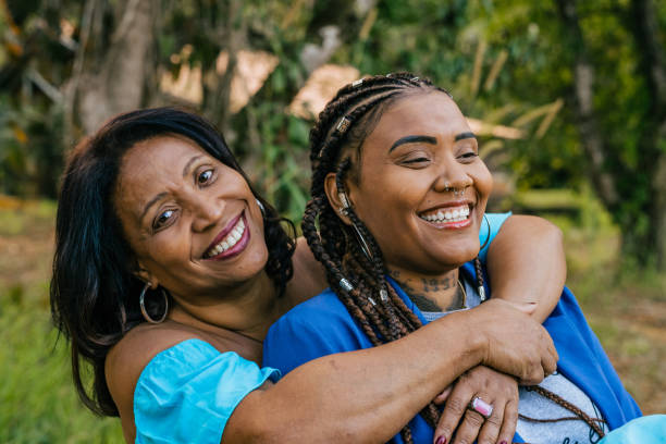 istock Mother hugging adult daughter 1408913365