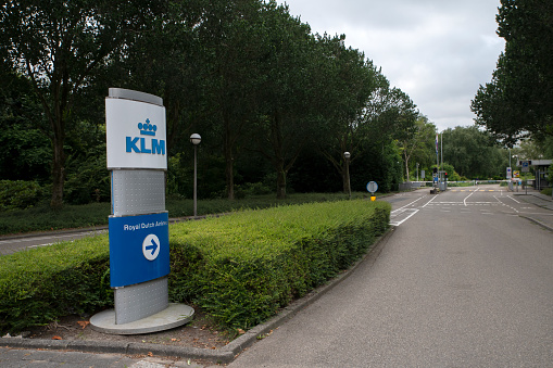 Entrance At The Headquarters KLM Company At Amstelveen The Netherlands 11-7-2022