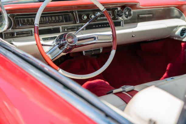 istock 1950s Classic Car Steering Wheel 1408923041