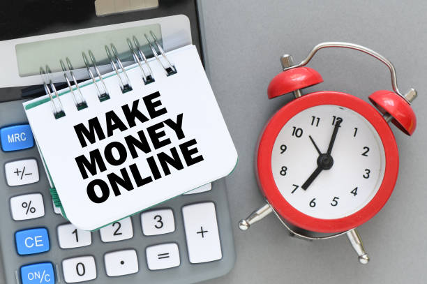 istock MAKE MONEY ONLINE lettering written on notepad. Business concept. 1408927116