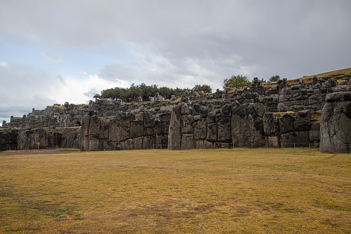 Saqsaywaman is an Inca ceremonial fortress, located two kilometers north of the city of Cuzco (Peru)