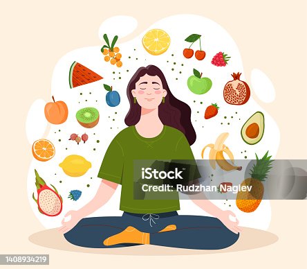 istock Mindful eating concept 1408934219