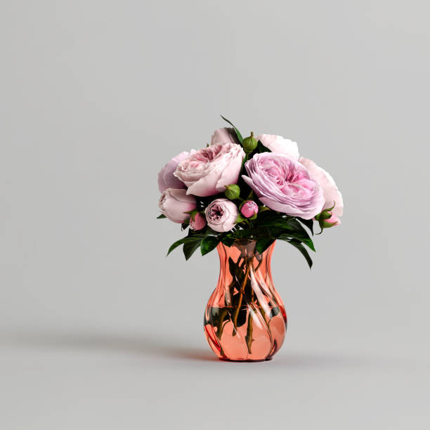 istock 3d illustration of decorative flower vase inside isolated on white background 1408934771