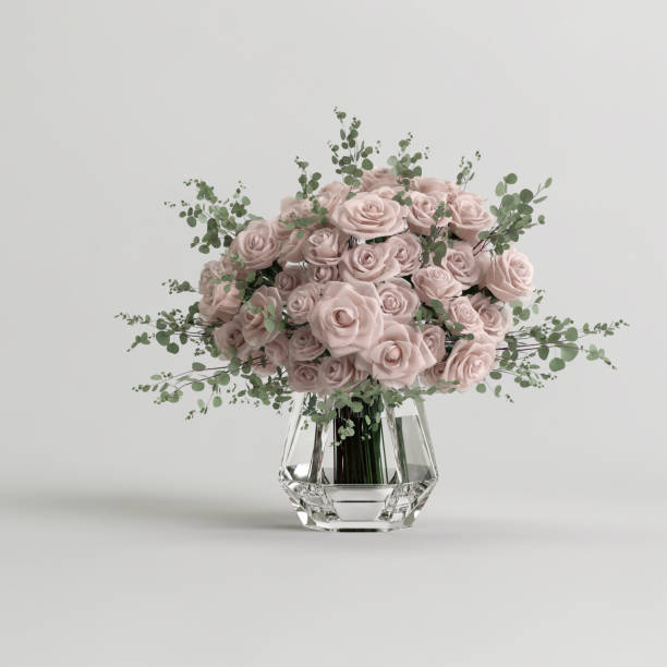 istock 3d illustration of decorative flower vase inside isolated on white background 1408936112