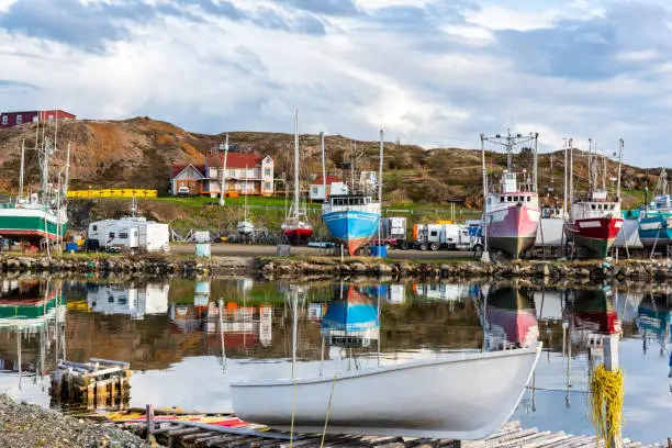 Photo of The harbour and fishing boats in the morning, Twillingate, Canada