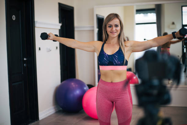 istock Young And Beautiful Woman Exercises 1408946087