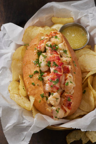 istock Lobster Roll with Garlic Butter 1408952835