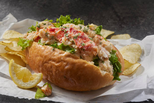 istock Lobster Roll with Garlic Mayonnaise 1408954293