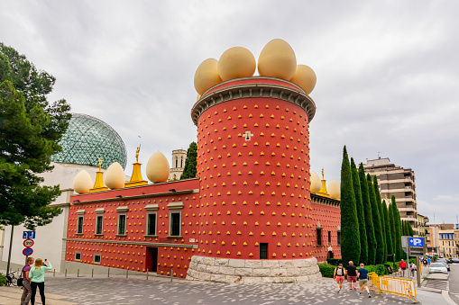 Figueras, Spain - June 2018: Dali Theater and Museum