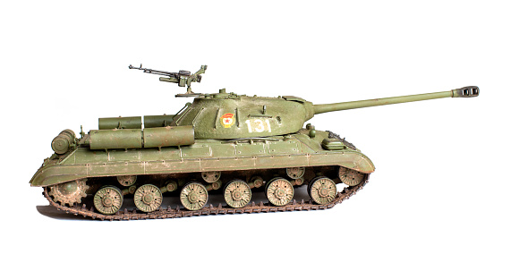 closeup soviet military tank