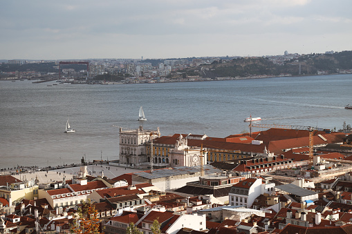 View over Praca do Comerica, Lisbon