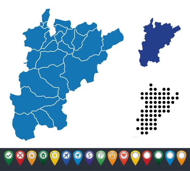 kuvapankkikuvitukset aiheesta aseta urin maakunnan karttoja - uri