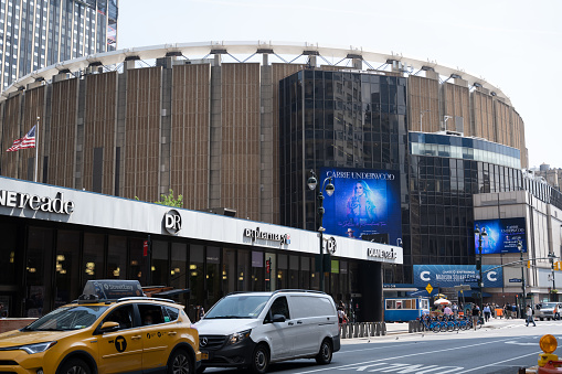 New York, NY, USA - June 2, 2022: Madison Square Garden.