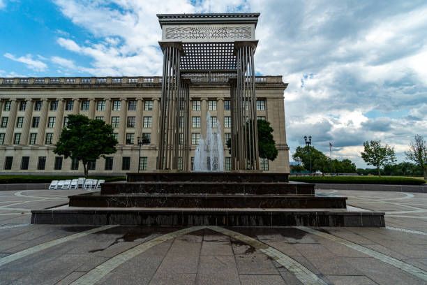 istock New Jersey State Capitol Building Side and Fountain 1408974649