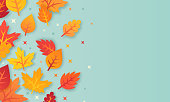 istock Autumn Leaf Background 1408974836