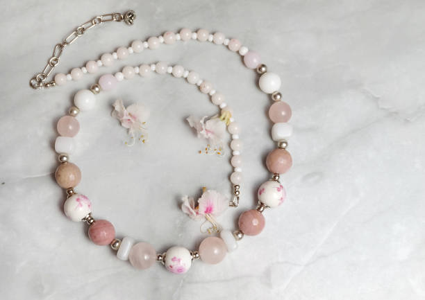 istock Necklace and chestnut flowers 1408978779