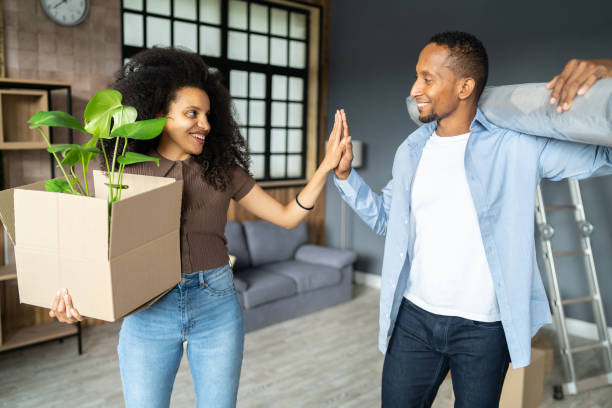 istock Moving day for a young couple 1408982210
