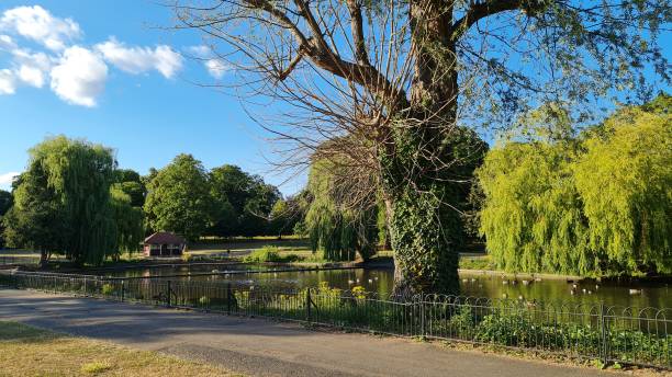 istock Beautiful Public Park View at Luton England UK 1408988831