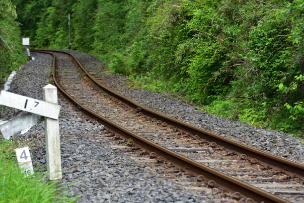 istock railroad of local area in Japan 1409005338