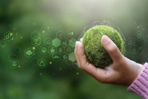istock Net Zero and Carbon Neutral Concepts Net Zero Emissions Goals Weather neutral long-term strategy. 1409011201