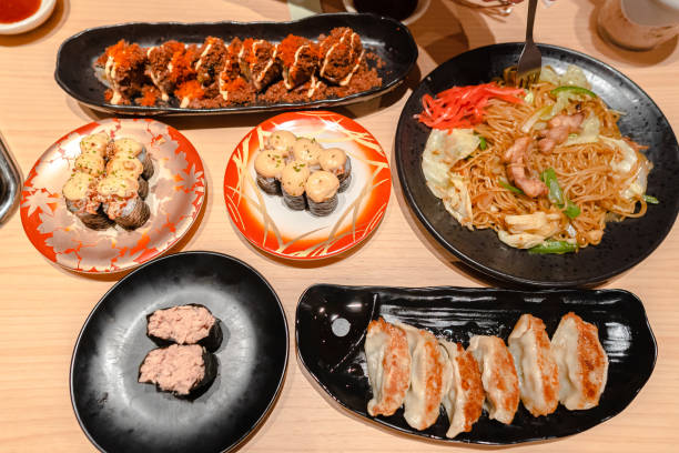 istock Various kind of Japanese dishes 1409017354
