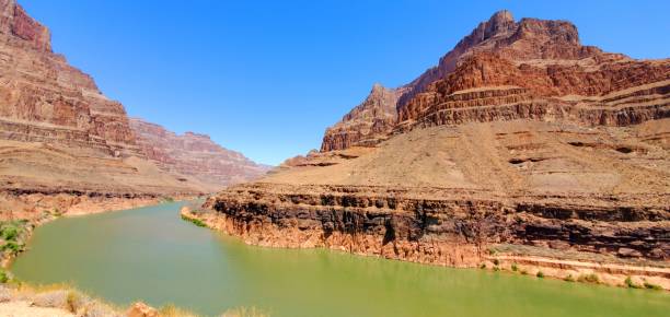 istock Colorado River from Below the Grand Canyon West Rim 1409030096