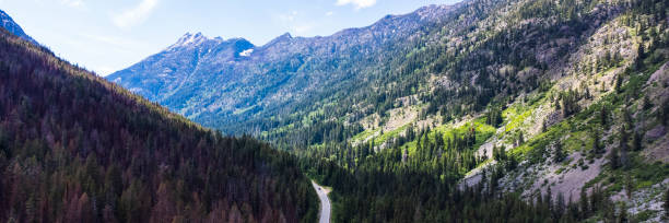 north cascades - north cascades national park awe beauty in nature cloud foto e immagini stock