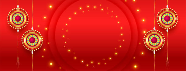 istock decorative indian festival rakhi celebration template with rakhi design 1409036552
