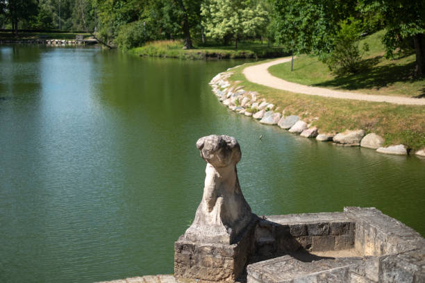 istock Cesis Town Public Park, Latvia. 1409038015