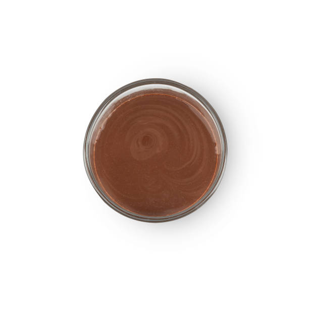 istock Cocoa glass isolated on white background with clipping path 1409040911