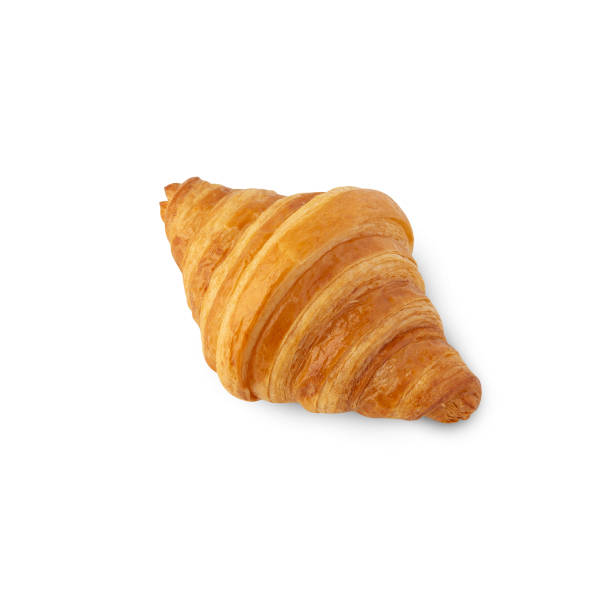 istock Croissant isolated on white background with clipping path 1409040920
