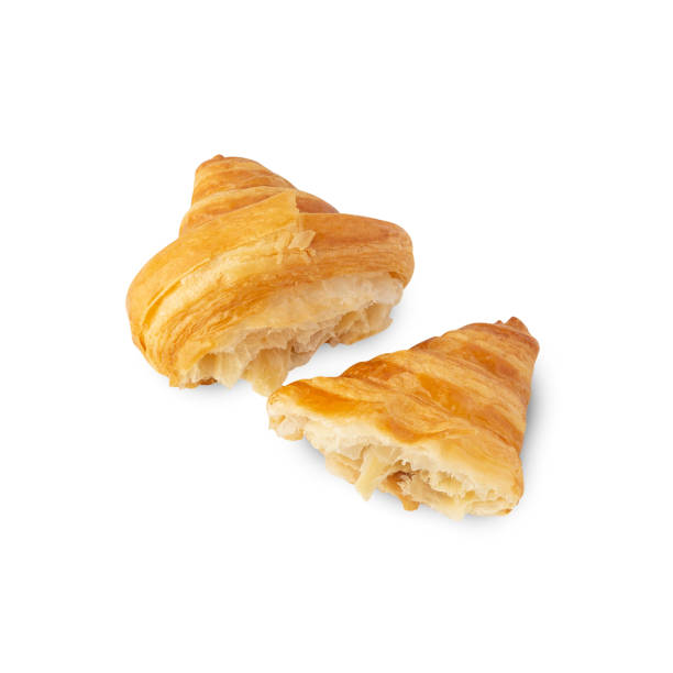 istock Croissant isolated on white background with clipping path 1409040932