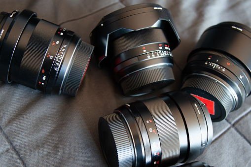 SLR camera lens