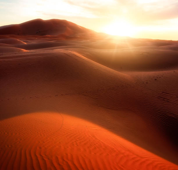 istock SUNSET AT THE DUNES OF MERZOUGA, MOROCCO 1409058708