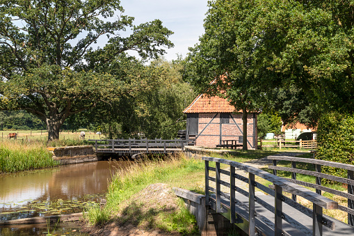 Corn water mill - Oldemeule; from the year 1690, on the Oelerbeek in the hamlet of Oele in the Dutch municipality of Hengelo.