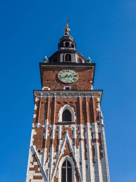 istock The clock tower. Modern Architecture of Krakow, Poland. 1409069585