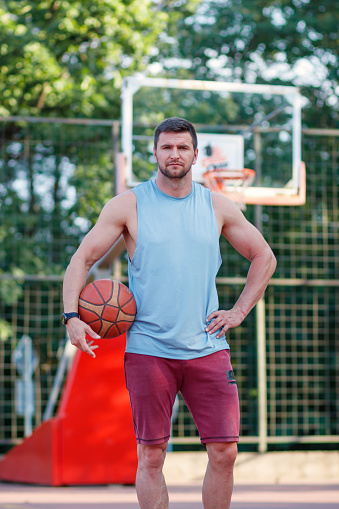 basketball player portrait