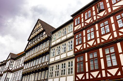 Historic half timbered houses in Celle, Germany