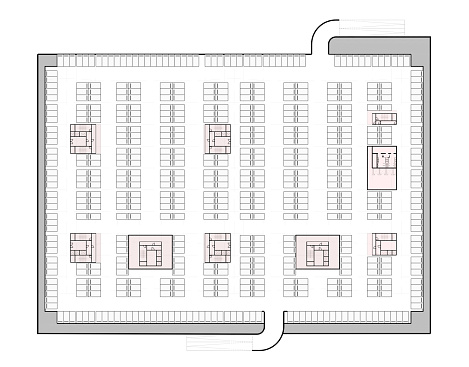 new house blueprint showing second floor