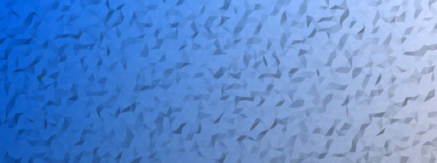 Abstract low poly blue color gradient background stock photo. stock photo