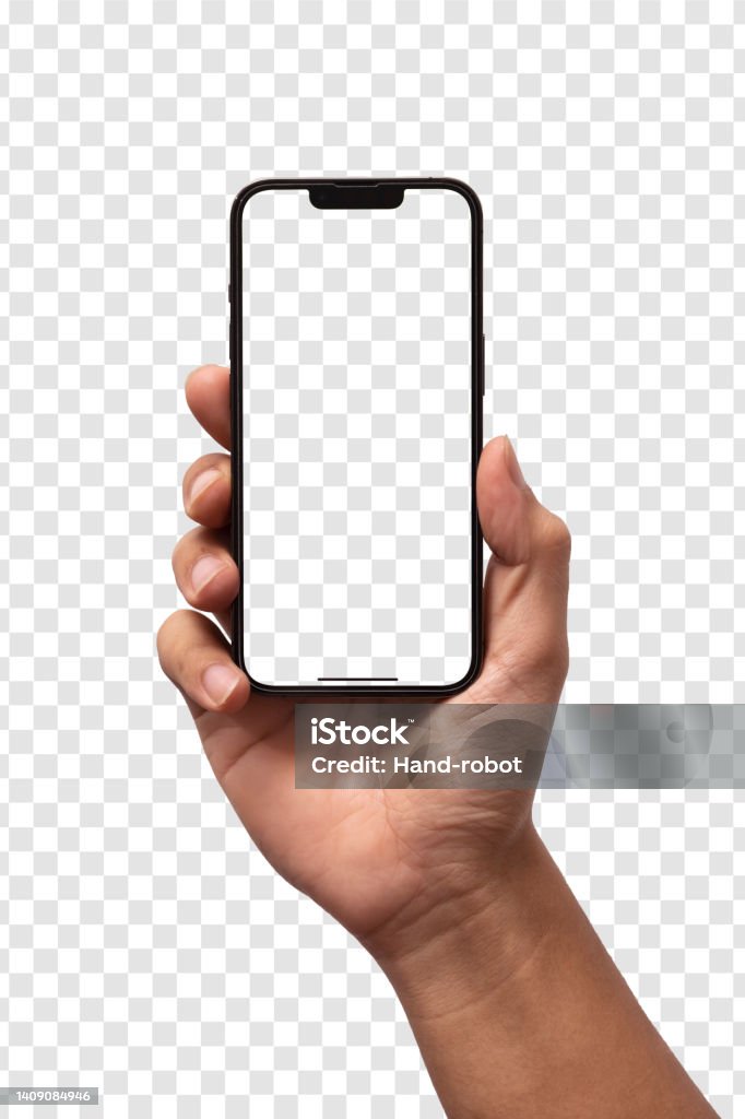 Smartphone with blank screen Smartphone with blank screen. Brand Name Smart Phone Stock Photo