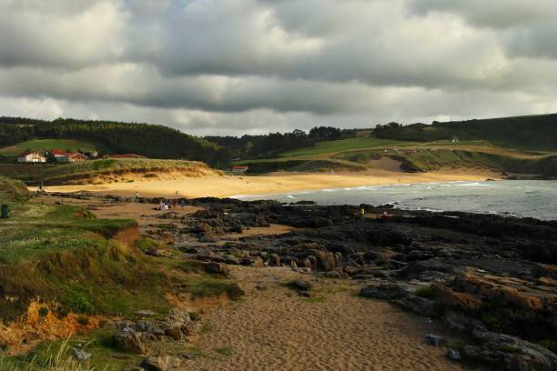 istock Verdicio beach in Asturias. 1409088293